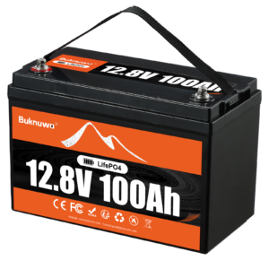 12V/12.8V 100Ah LiFePO4 Lithium Battery, 1280Wh Power Energy, Built-in 100A BMS, Low Temp Protection, 15000+ Deep Cycle Battery